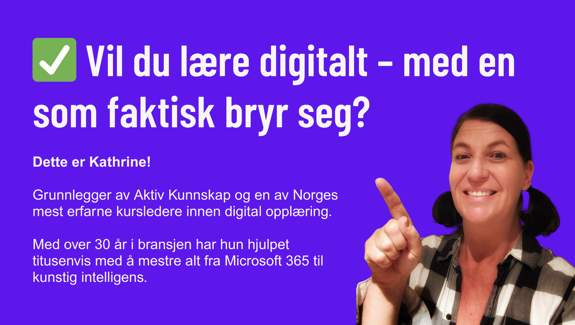 Lær digitalt med Kathrine Jølle Wathne